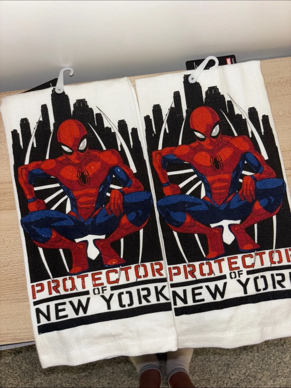 2 Spider-Man Kitchen Towels 💙❤️